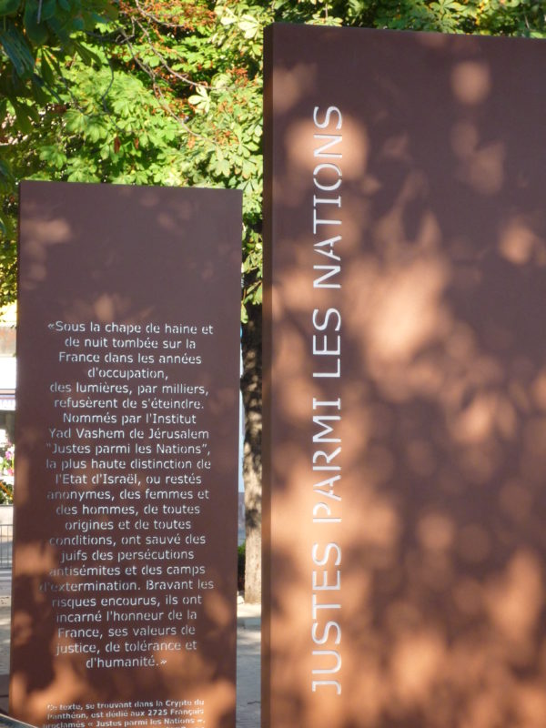 Allée des Justes Strasbourg