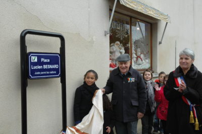 Dévoilement place Lucien Besnard