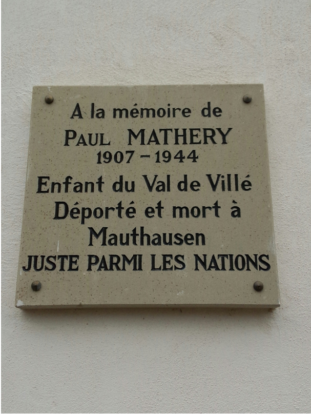 Plaque Mathéry