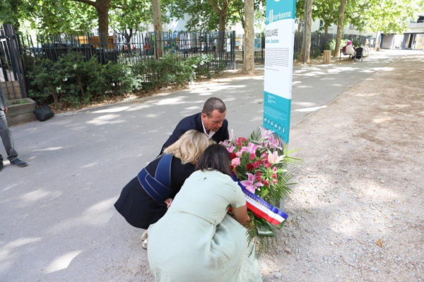 Square des Justes à Villeurbanne