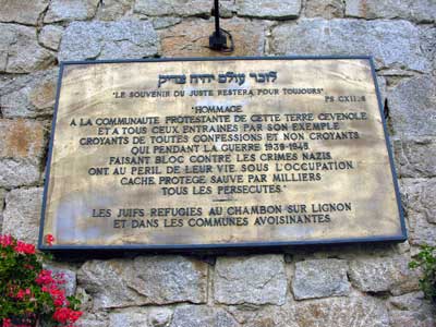 Plaque Chambon
