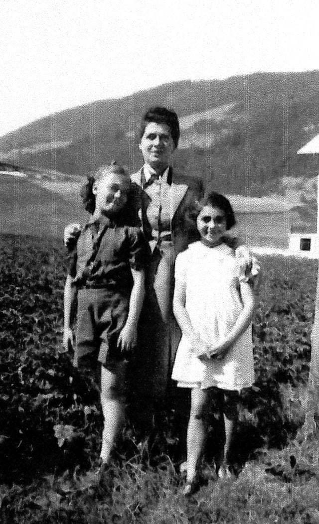 Edmonde Broitgan et sa mère et Suzanne Prezman