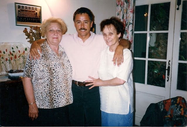 Dora le Bovic Pulvermacher avec Cosette Garagnoli Durand et son fils en 2007