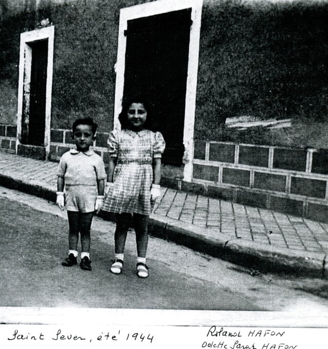 Eté 1944 à Saint-Sever Roalnd & Odette Sarah Hafon