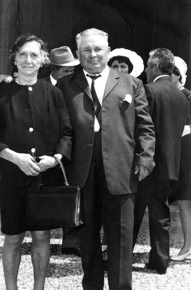 Marguerite et Roger Blaquières en 1970