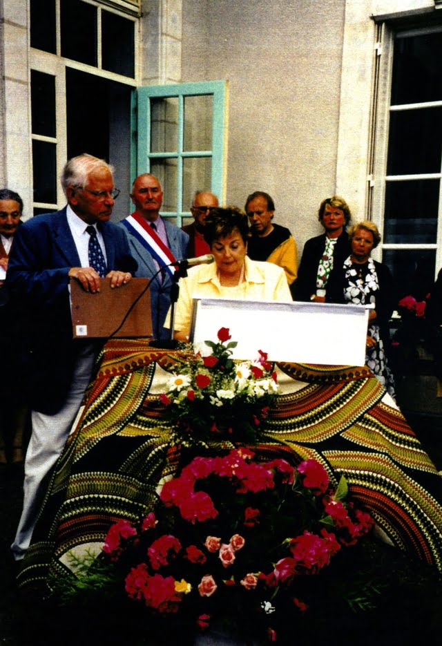 10 juillet 2000 Rosette GOLDSTEIN lors de la cérémonie