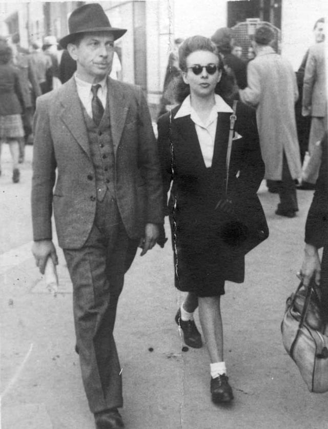 Rose et Eugène le 17 novembre 1945