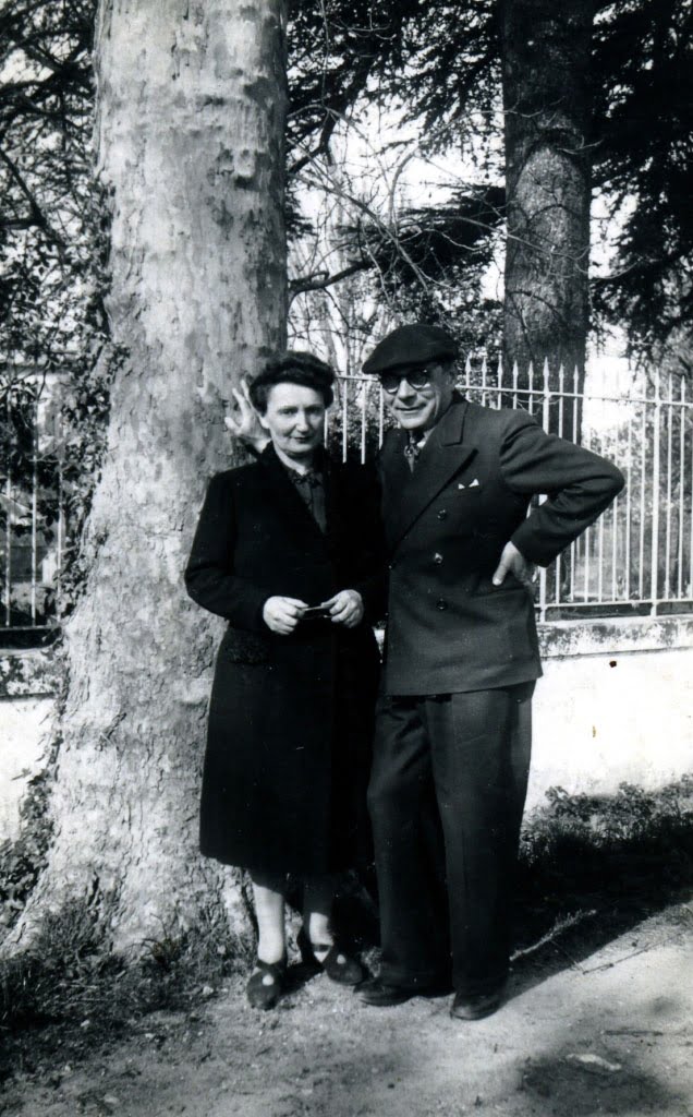 Henri & Amélie BACHMAN en 1943 à Villeneuve sur Lot