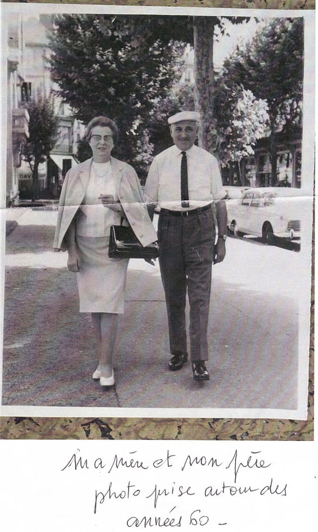 Mr et Mme Jacob en 1960