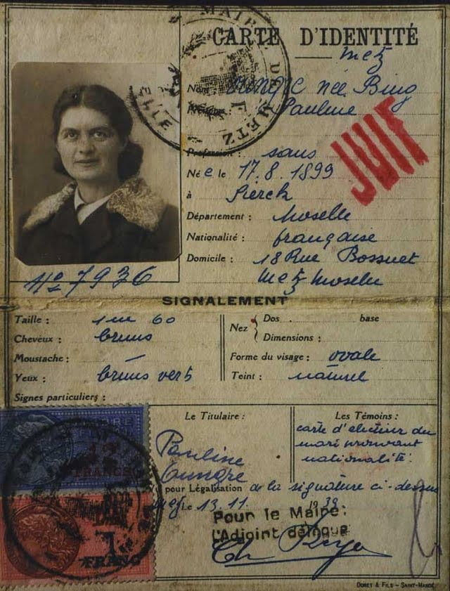 carte d'identité de Pauline Oungre