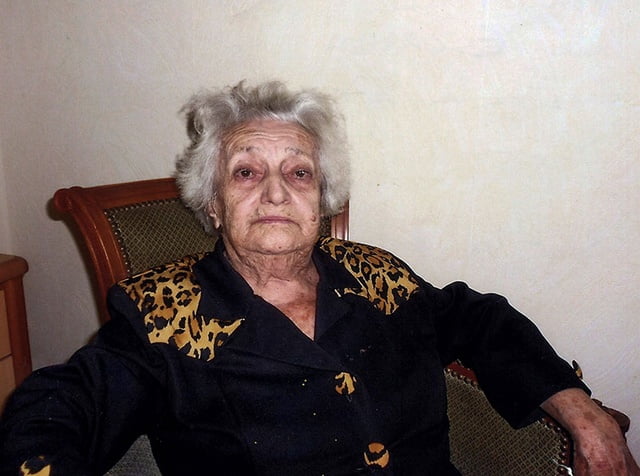 Mazet Henriette à 80 ans
