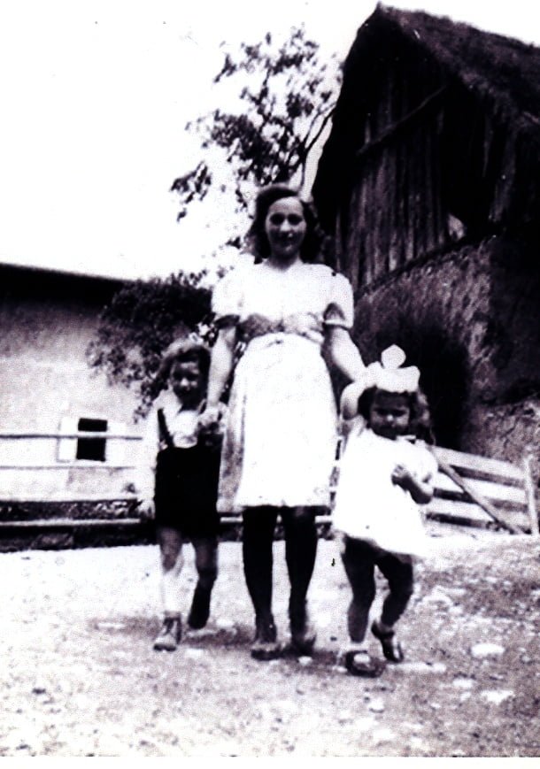 odette GAUDIN et ses enfants Raymond & Michèle