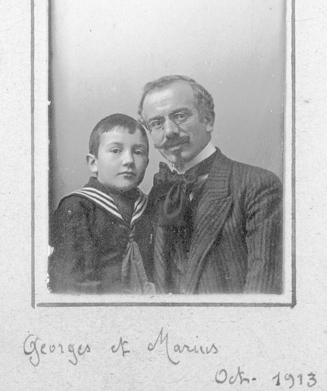 Marius et son père 1913