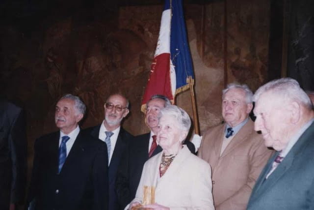 Remise de la Médaille des Justes le 30.03.05 à Marius et Marguerite BOUCHARD à Toulouse