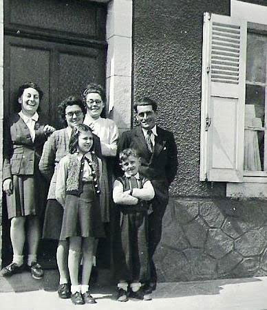 Leon, Colette et famille Langlois
