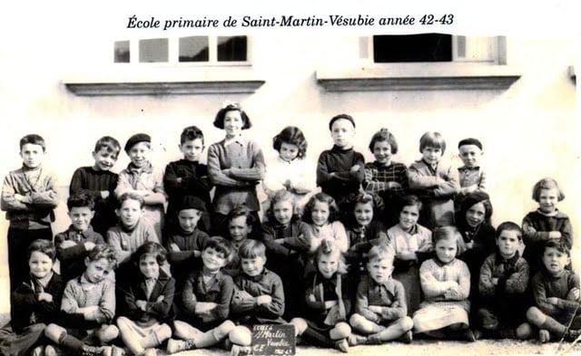 Ecole primaire Saint Martin Vesubie 1942-43