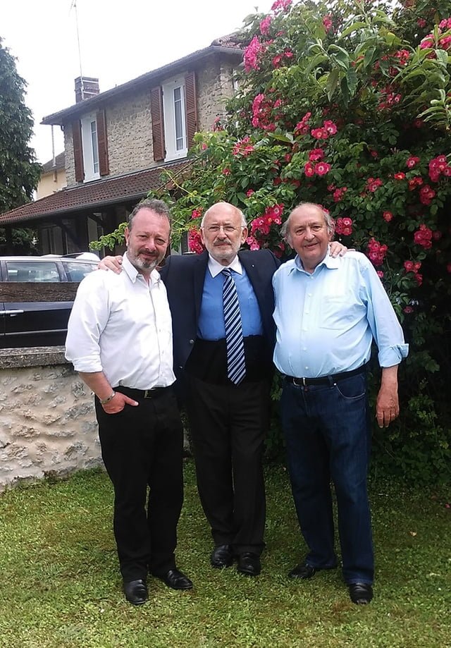 Nicolas Renaud, Henri Konsens, Didier Charpentier, le 19 juin 2016 