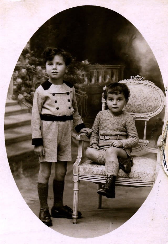 En 1945 les enfants Pierre et son frère Daniel MEYER