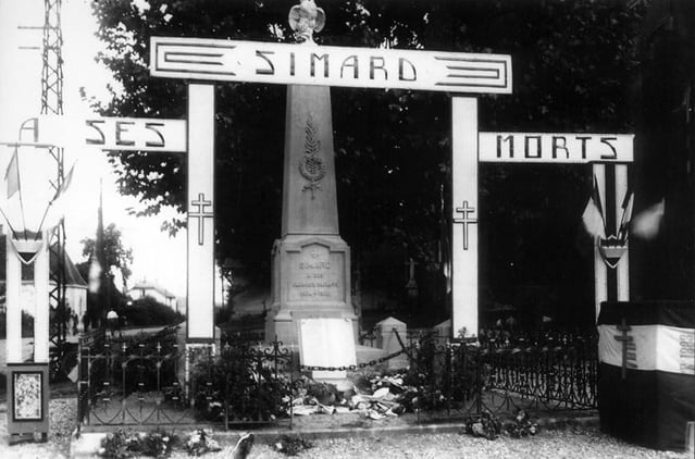 Mémorial à Simard