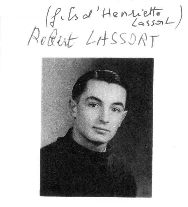 Robert LASSORT fils d'Henriette LASSORT
