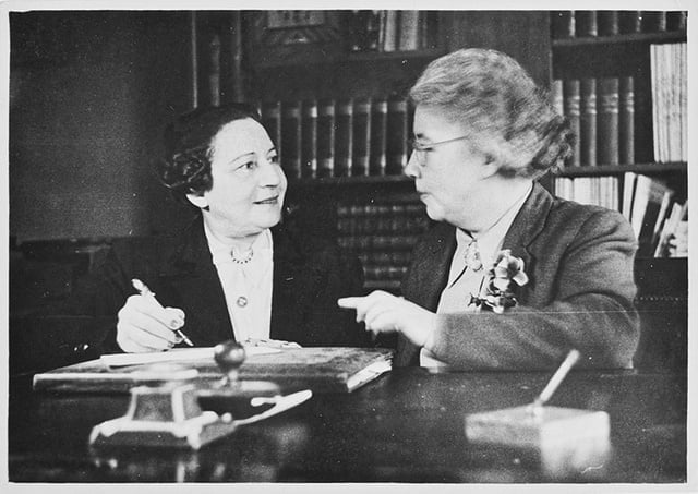 Yvonne Netter et Madeleine FAUCONNEAU