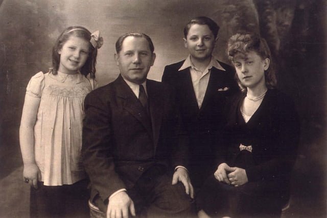 Famille Goldberg avec Liliane et Léon