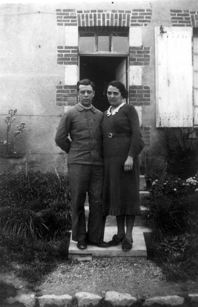 1937, Martiré Michel et sa femme Jeanne