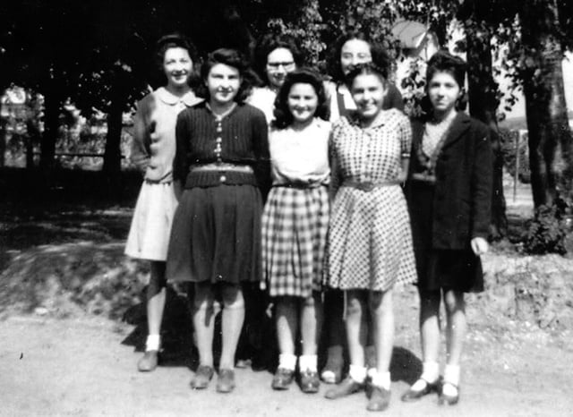 Octobre 1944 école Jules Ferry à Chambéry