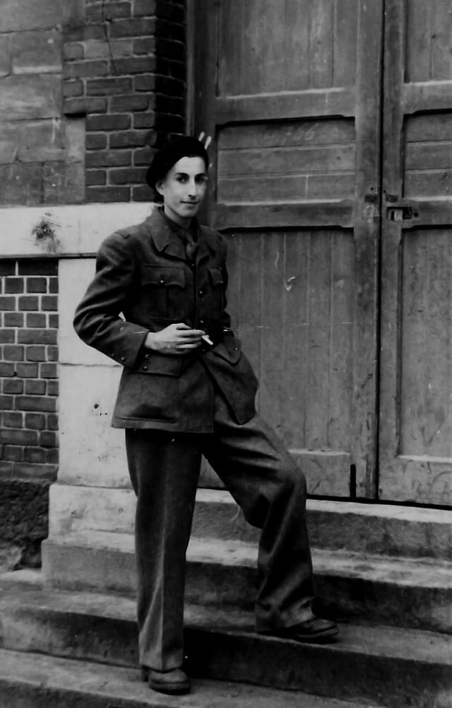 1944, Jean à la Libération 5eme bataillon de marche de Seine Supérieure