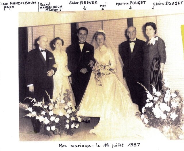 Mariage de Françoise MANDELBAUM REINER