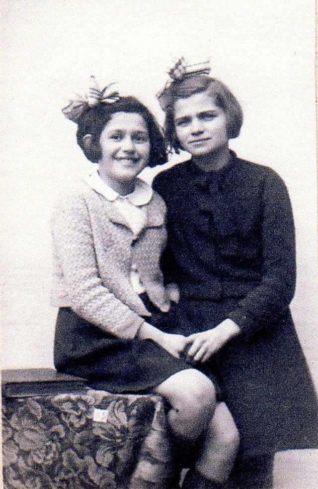 Marion Deichman et Claudine Parigny le 25 Mai 1944 