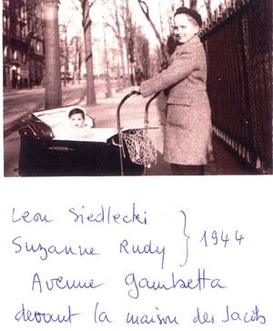 Léon Siedlecki avec Ruby Suzanne en 1944 