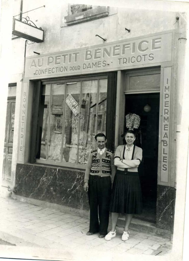 1939 avant que la boutique ne soit bombardée