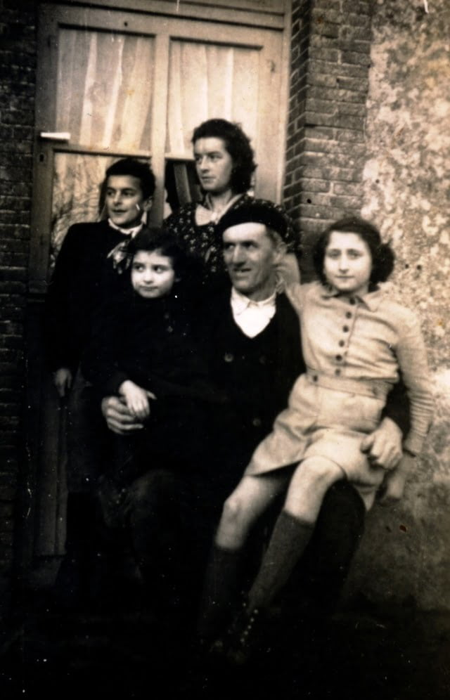 Juillet 1943, Joël Krolik avec Lucie et fFernand Laingneau