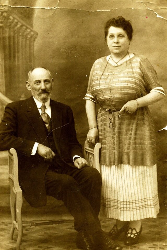 les grands parents BACHMAN Salomon & Zina