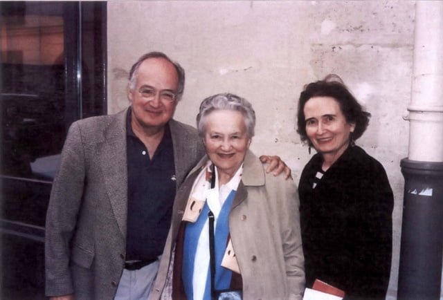 21 Mai 2005, Yvonne avec les perosnnes sauvées Jean-Claude et Denise