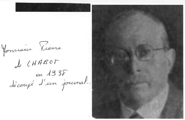 Pierre de CHABOT en 1938