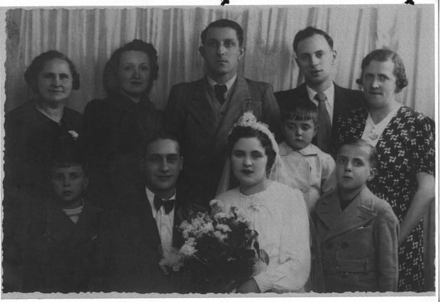 le 2 avril 1940, Le mariage de Fernande et de Edmond