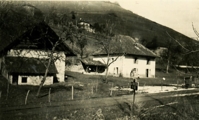 1942, La Rouzière près de Pinet d'Uriage