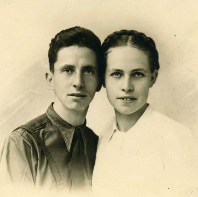 Roger et Esther MULLER en septembre 1944