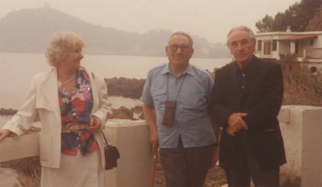 De gauche à droite, Genevieve Beneteau, Mr. Wachtel, Jean Beneteau 1973