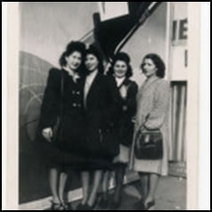 Irène Obarjanski avec Marie Louise et Lydie Christiane Tendero