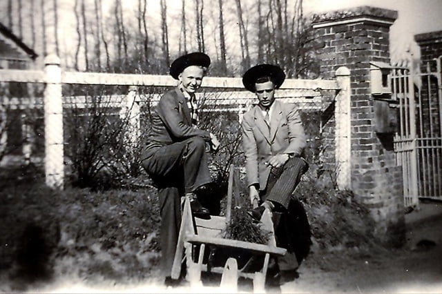 Max KETTLER en 1948 avec Maurice BOUTEILLER
