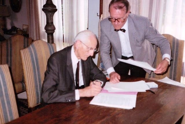 Didier Lazard et Maître Barrière  1986