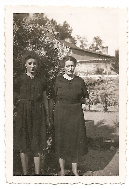 Alice Moreau et sa fille Denise (nov 1943)