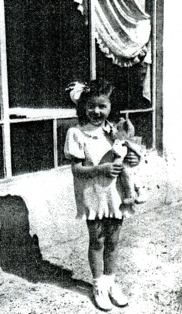 Suzette Gueltzer en 1943 à Orchies