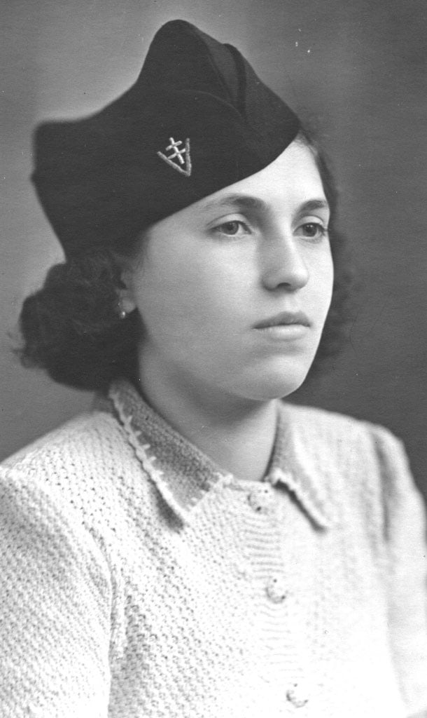 Frédérique Holder Jarnac en octobre 1944