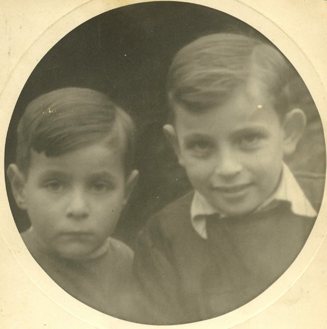 Conquereuil - Rentrée scolaire 1947 - Richard et Daniel