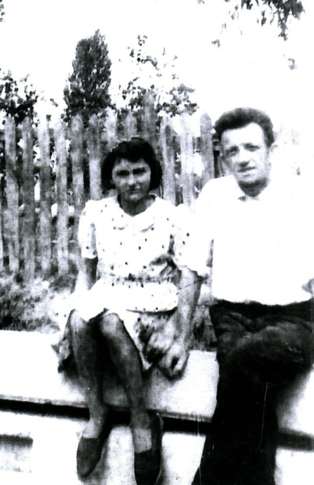 En 1943, Emile FREME & Denise sa fille 