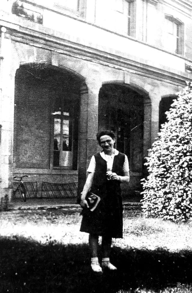 Ruth à la faculté de médecine en 1942
